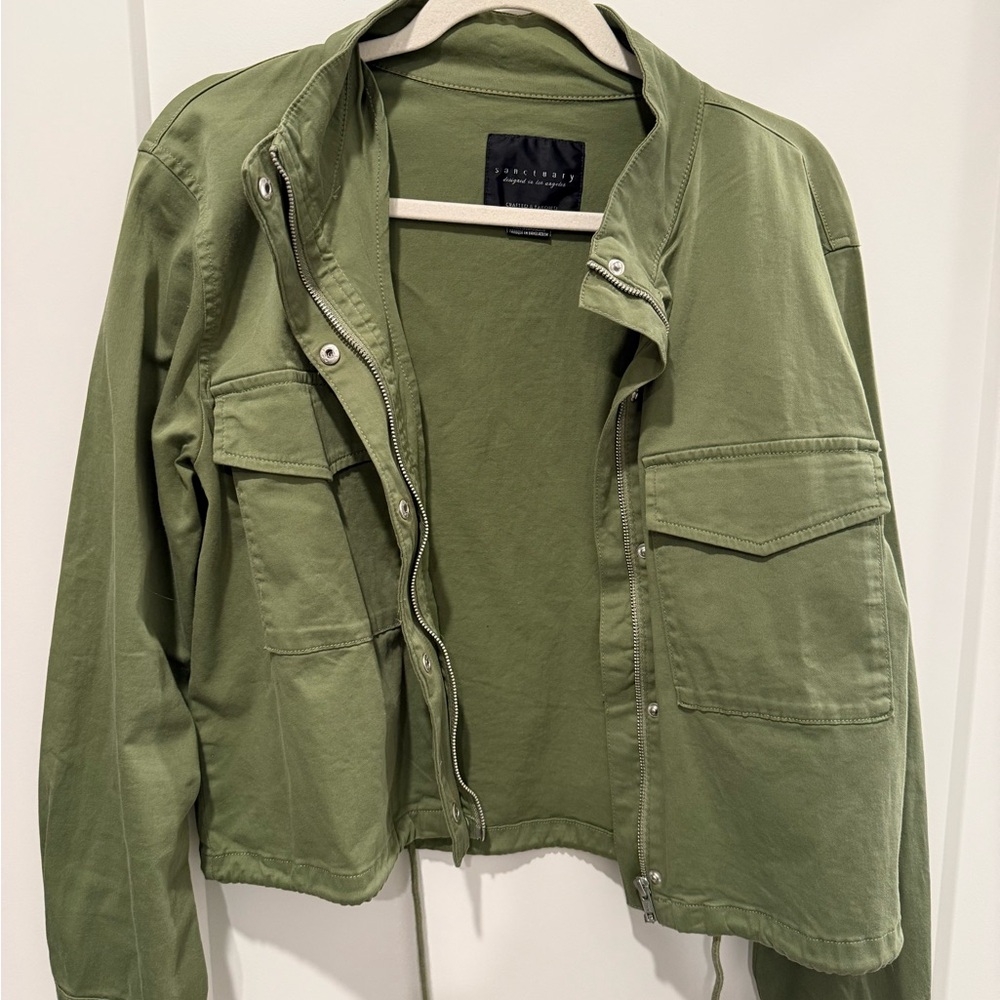Sanctuary Olive Green Jacket from Anthropologie